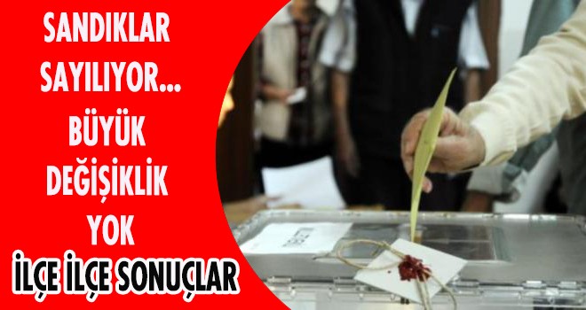 İstanbul'da 18 ilçede oylar sayılıyor...