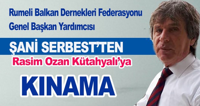 Şani Sebest'ten kınama