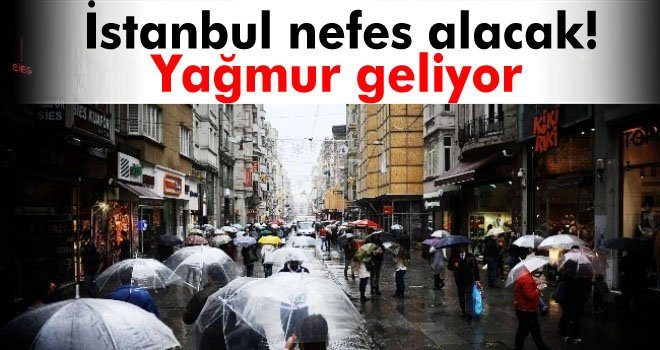 İstanbul'a Yağmur Geliyor