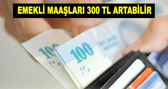 EMEKLİ MAAŞLARI 300 TL ARTABİLİR