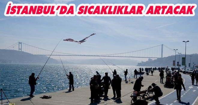 İSTANBUL’DA SICAKLIKLAR ARTACAK