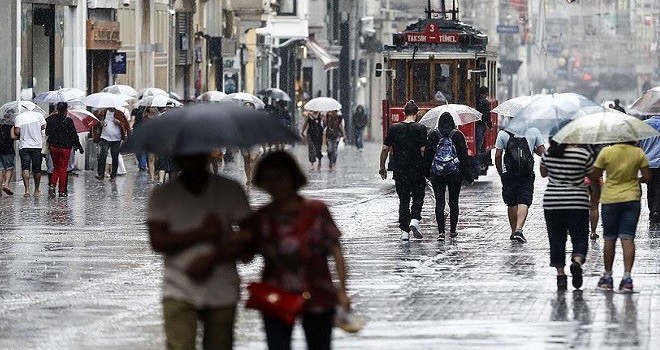 İstanbul bugün yağmurlu