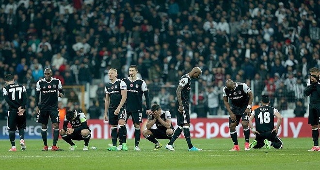 Beşiktaş hüzünlü veda etti