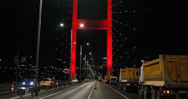 15 Temmuz Şehitler Köprüsü bu gece trafiğe kapatılacak