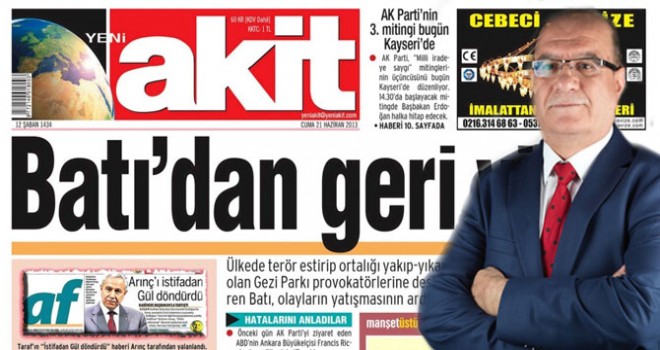 Yeni Akit gazetesinin Genel Yayın Yönetmeni Kadir Demirel öldürüldü