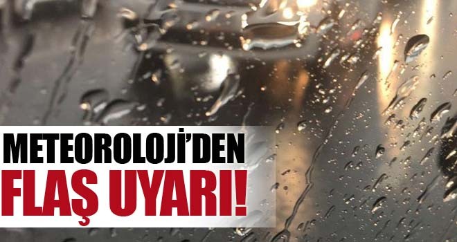 Meteoroloji'den İstanbul için sağanak uyarısı