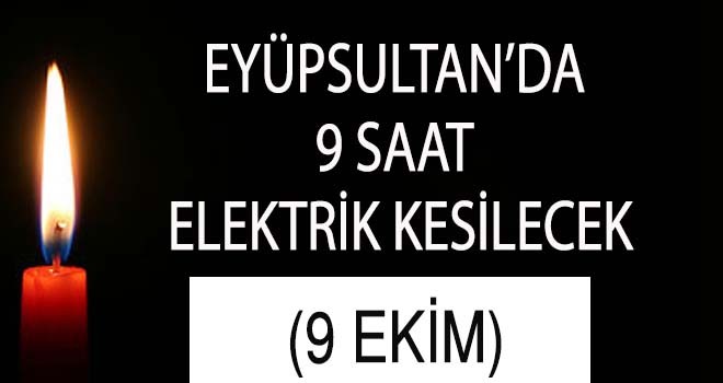 EYÜPSULTAN'DA ELEKTRİK KESİNTİSİ