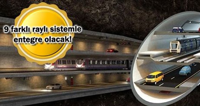 3 Katlı Büyük İstanbul Tüneli'nin ihalesi 2018'de