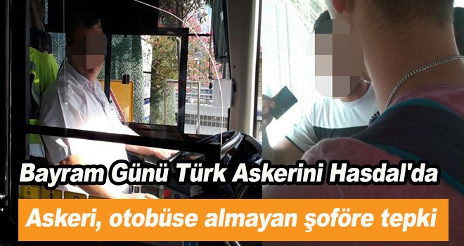 HASDAL'DA İETT ŞOFÖRÜ'NDEN SKANDAL