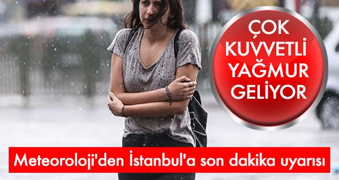 ÇOK KUVVETLİ  YAĞMUR GELİYOR