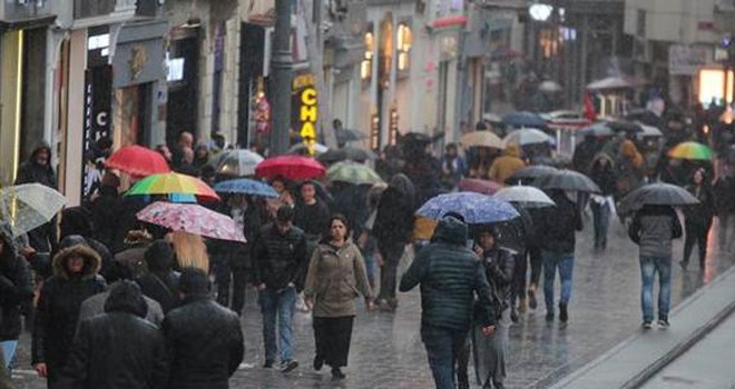 İstanbul için sağanak yağış uyarısı
