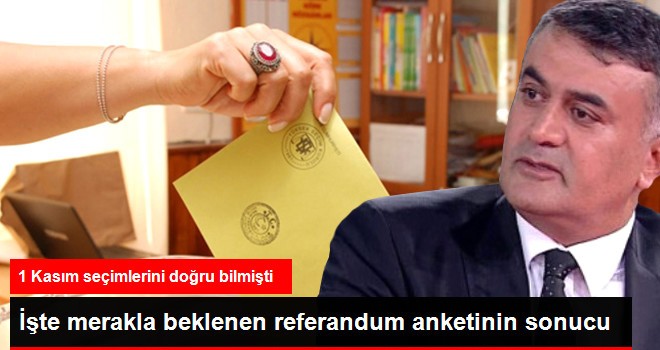 Adil Gür Referandum Anketini Açıkladı!