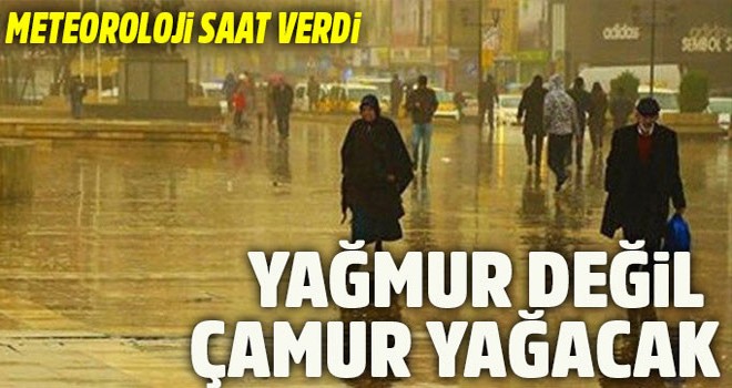 Meteoroloji'den İstanbul'a çamur uyarısı