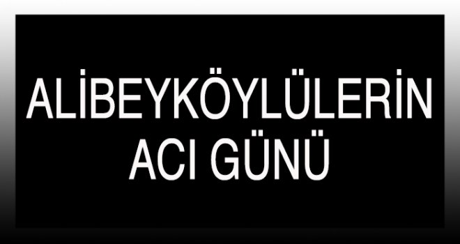 ALİBEYKÖYLÜLERİN ACI GÜNÜ
