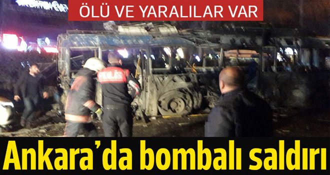 Ankara'da bombalı patlama