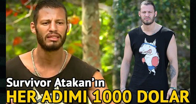 Avatar Atakan'ın her adımı 1000 dolar