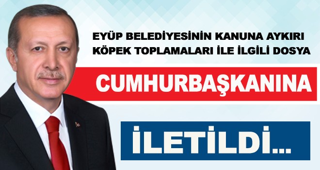 CUMHURBAŞKANINA İLETİLDİ..