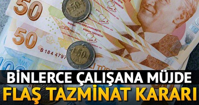 Başka bir işte çalışmak için çıkan tazminatını alabilir