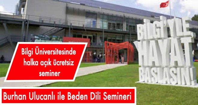 Bilgi Ünüversitesinde ücretsiz beden dili semineri