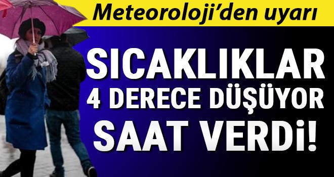 Gök gürültülü sağanak yağış geliyor