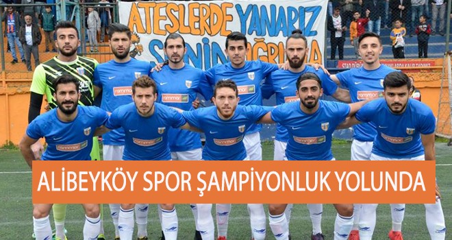 ALİBEYKÖY SPOR ŞAMPİYONLUK YOLUNDA