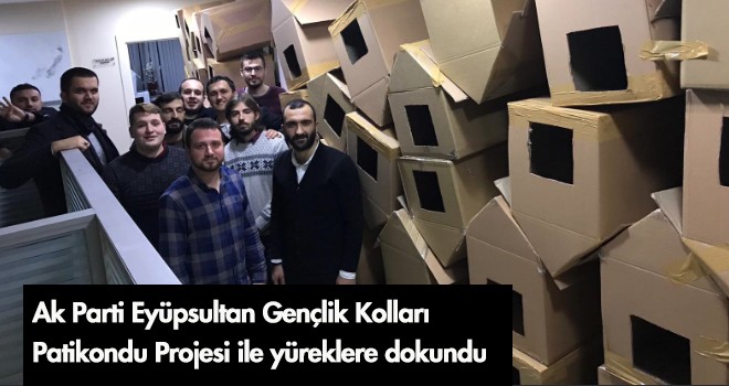 Ak Parti Eyüpsultan Gençlik Kolları Patikondu Projesi ile yüreklere dokundu