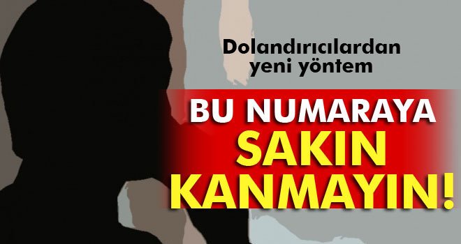 Dolandırıcıların yeni yöntemi