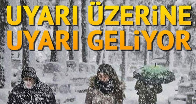 Yoğun kar yağışı uyarısı!