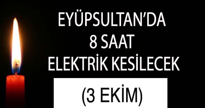 EYÜPSULTAN'DA ELEKTRİK KESİNTİSİ