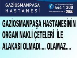 Gaziosmanpaşa Hastanesi'nden Açıklama