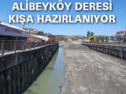 Alibeyköy Deresi Kışa Hazırlanıyor