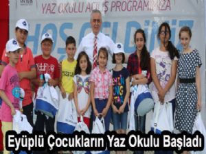 Eyüplü Çocukların Yaz Okulu Başladı