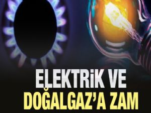 Kış öncesi elektrik ve doğalgaza yüzde 9 zam
