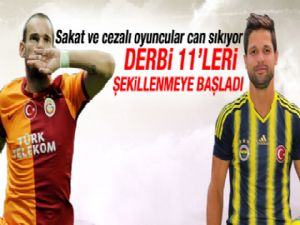 Derbi 11'leri şekillenmeye başladı