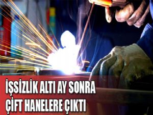 İşsizlik altı ay sonra çift hanelere çıktı