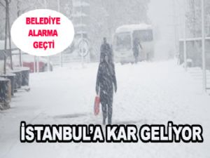 İstanbul'a 30 Aralık'ta kar geliyor