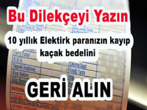 Bu dilekçeyi yazın, 10 yıllık ödemeyi geri alın