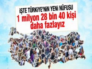 Türkiye nüfusu 77 milyonu geçti