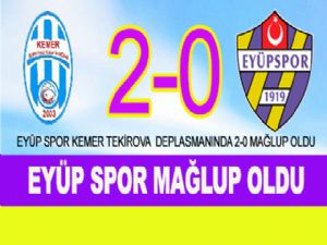 EYÜP SPOR MAĞLUP OLDU