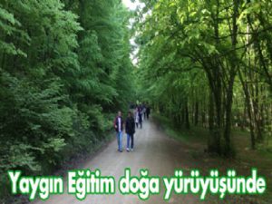 Yaygın Eğitim doğa yürüyüşünde