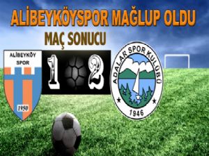 Alibeyköyspor Sahasında Mağlup Oldu