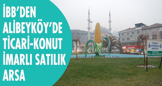 İBB'den Eyüp Alibeyköy'de 2 milyon TL'ye satılık arsa