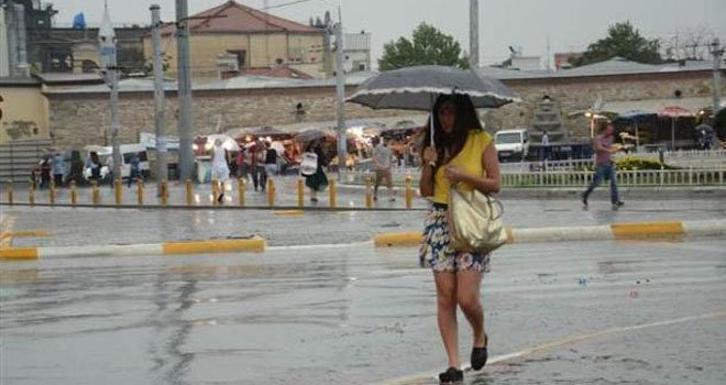 İstanbul için yağmur uyarısı
