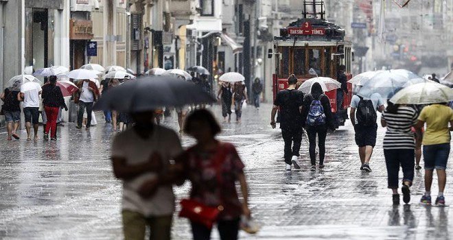 İstanbul yağmurlu