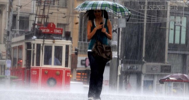 İstanbul'a kuvvetli yağış uyarısı