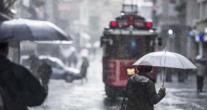 İstanbul'a sağanak yağış uyarısı