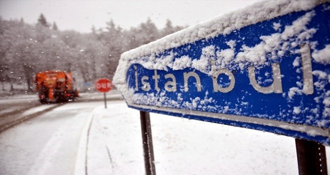 İstanbul'da soğuk hava ve kar kapıda