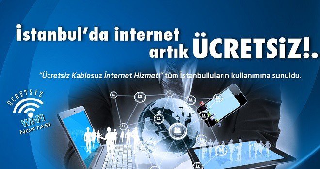 İstanbul'da ücretsiz internet yaygınlaşıyor
