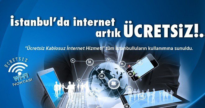 İstanbul'da ücretsiz internet yaygınlaşıyor