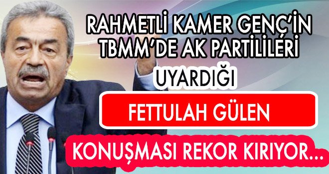 KAMER GENÇ’İN TBMM YAPTIĞI KONUŞMA REKOR KIRIYOR